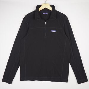 Patagonia Fleece 1/4 Zip Micro D Pullover Sweater Mens M Synchilla Coporate Logo